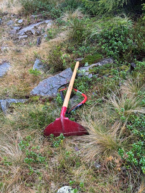 Høvelig redskap. Foto: Kari Zimmer